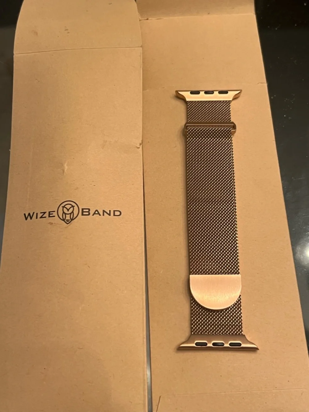 Brand new Wizeband- Rose Gold Stainless Steel Mesh 44mm Smart Watch Band